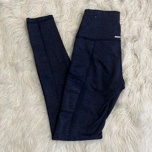 Aerie navy blue heather high waisted leggings